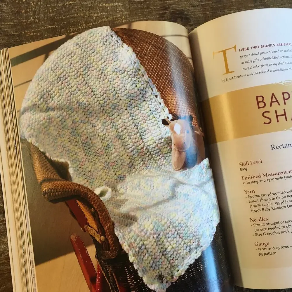 Prayer Shawl Companion: 38 Knit Designs Hardcover Book Patterns Wrap Stole Warm